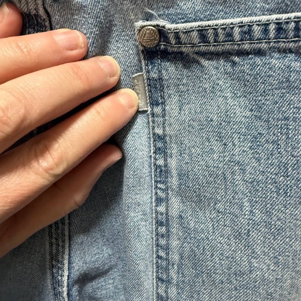 Levis SilverTab Mens Light Wash Carpenter Jeans Loose Fit Utility Denim Vintage‎ - Picture 4 of 9